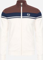 Sergio Tacchini Damarindo track top - gardenia deep mahogany