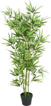 The Living Store Bamboe Kunstplant - 120 cm - Realistisch en Duurzaam - Inclusief Pot - 552 Bladeren