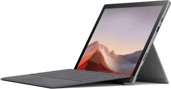 Microsoft Surface Pro 7 (2019) 12.3'' - gebruikt - i5 10th gen Intel - 8GB Ram - 256GB - Platinum - incl. UK qwerty keyboard