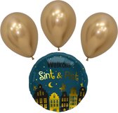 Sinterklaas Ballonnen set - Sint & Piet versiering - Pakjesavond