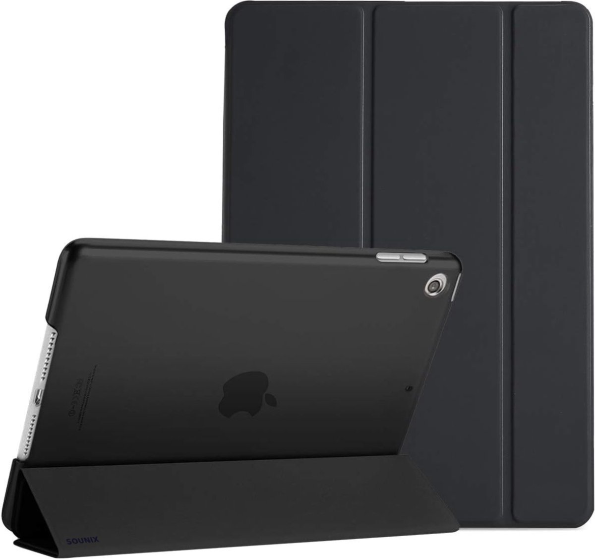 Sounix Tablet Hoes Geschikt voor iPad 10.2 (2019) 7e generatie / iPad 10.2 (2020) 8e generatie / iPad 10.2 (2021) 9e generatie - Hoesje - Zwart