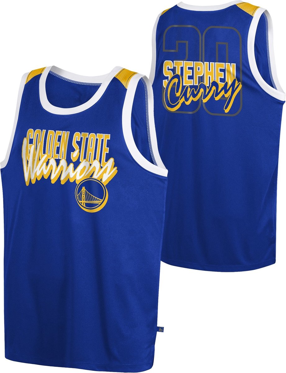 Golden State Warriors Stephen Curry Jersey Blauw Kledingmaat : L
