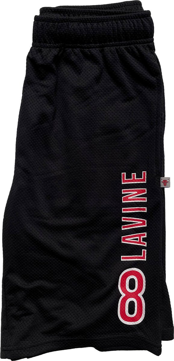 NBA Chicago Bulls Zach LaVine Short Zwart Kledingmaat : XL