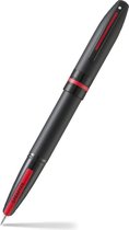 Sheaffer vulpen - Icon E9108 - M - Matte black lacquer red PVD trims - SF-E910853