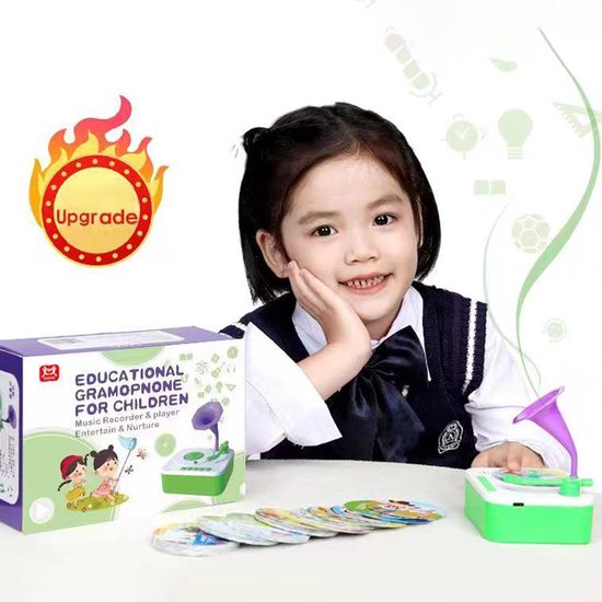 Speelgoed leermachine Kinderverhaal Muziekspeler van Speelgoed. — afbeelding 3