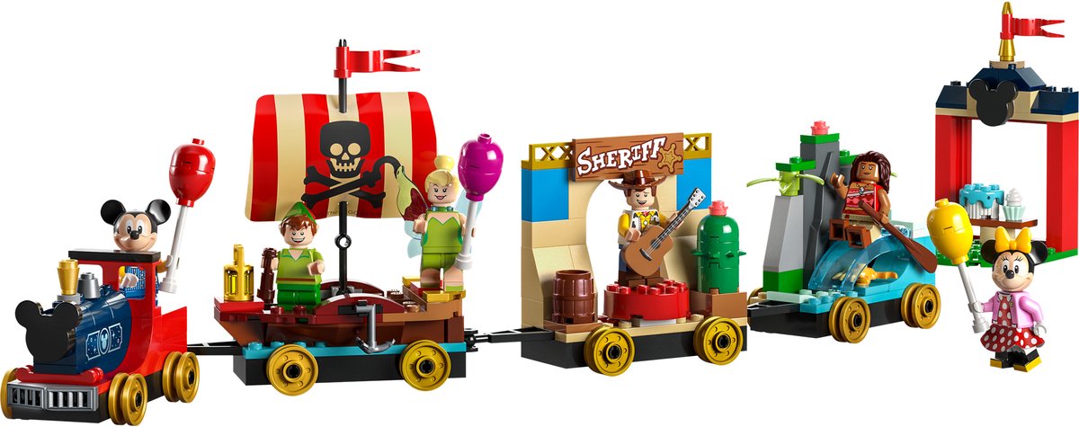 LEGO Disney: Disney Feesttrein Bouwbaar Trein Speelgoed 100e Verjaardag Set - 43212 — afbeelding 20