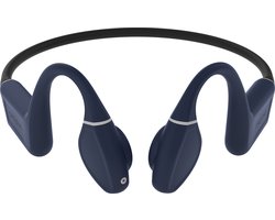 Creative Outlier Free Pro+ Bone-conduction-IPX8-sport hoofdtelefoon met Bluetooth 5.3, verstelbare conducties, geintegreerde 8 GB MP3-speler, tot 10 uur batterijduur, geintegreerde microfoon,waterdicht (blauw en zwart)