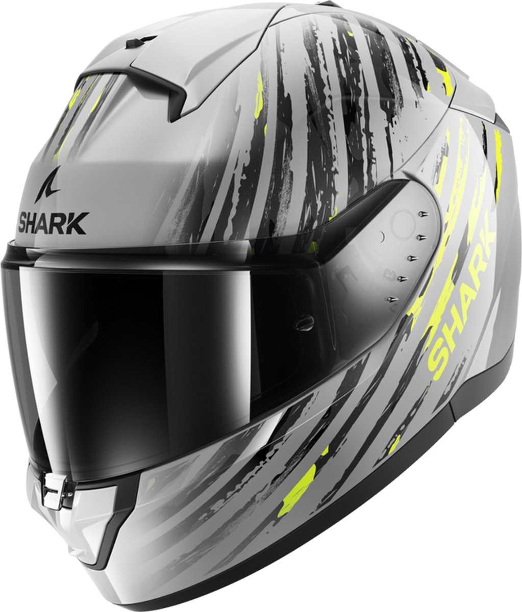 Shark Ridill 2 Assya Silver Anthracite Yellow SAY M - Maat M - Helm