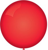 Topballon rood 6 stuks - 91 cm