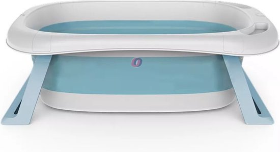 Baby bad Met Net Opvouwbaar - Inklapbaar Babybadje - Anti Slip - Blauw van A3 Baby & Kids — afbeelding 2