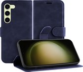 Cazy Premium Wallet Hoesje geschikt voor Samsung Galaxy S23 - Blauw