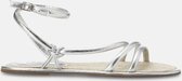 Mangará Anginco Dames sandalen Leder - Zilver - Maat 40