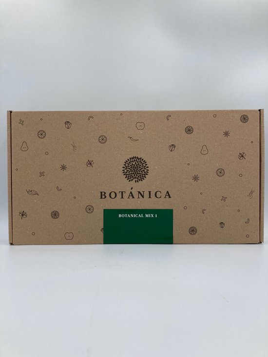 BOTANICA Gin-botanicals Ginkruiden 6 soorten (mix 1) in paper-bag (175g). Nu in kado-verpakking. - Botanic