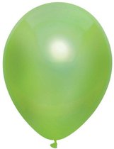 Ballonnen metallic lichtgroen - 30 cm - 50 stuks