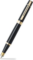 Sheaffer vulpen - 300 E9325 - F - Glossy black gold tone - SF-E0932543