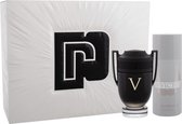 Paco Rabanne Invictus Victory giftset - 100 ml eau de parfum spray + 150 ml deospray – cadeauset voor heren