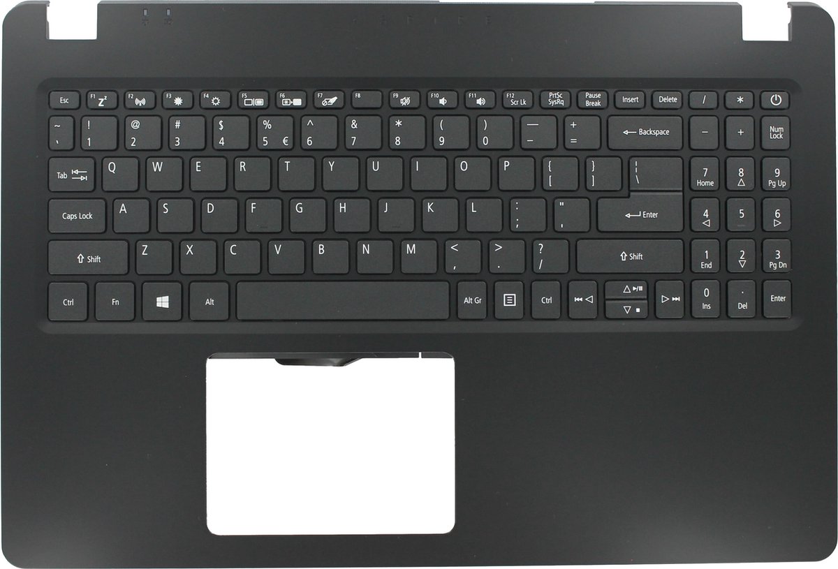 Acer Laptop Toetsenbord Qwerty US + Top Cover - Zwart
