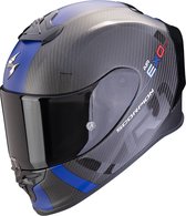 Scorpion Exo R1 Evo Carbon Air Mg Matt Black-Blue L - Maat L - Helm