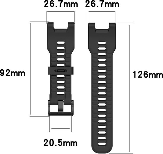 Bracelet en Siliconen vert armée adapté au Xiaomi Huami Amazfit T- Rex 2 - Taille : voir photo de taille - Pas pour le T- Rex de 1ère génération - bracelet de montre intelligente en caoutchouc vert armée - bracelet - vert armée