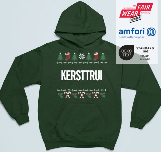 Grote Maten Fleece Trui Kerstmis