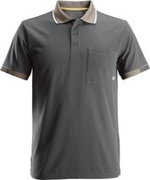 Snickers 2724 AllroundWork, 37.5® Polo à manches courtes - Grijs acier / - L