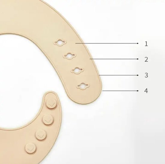 Siliconen slabbetjes unisex | 2 stuks | | de hipste slabbetjes