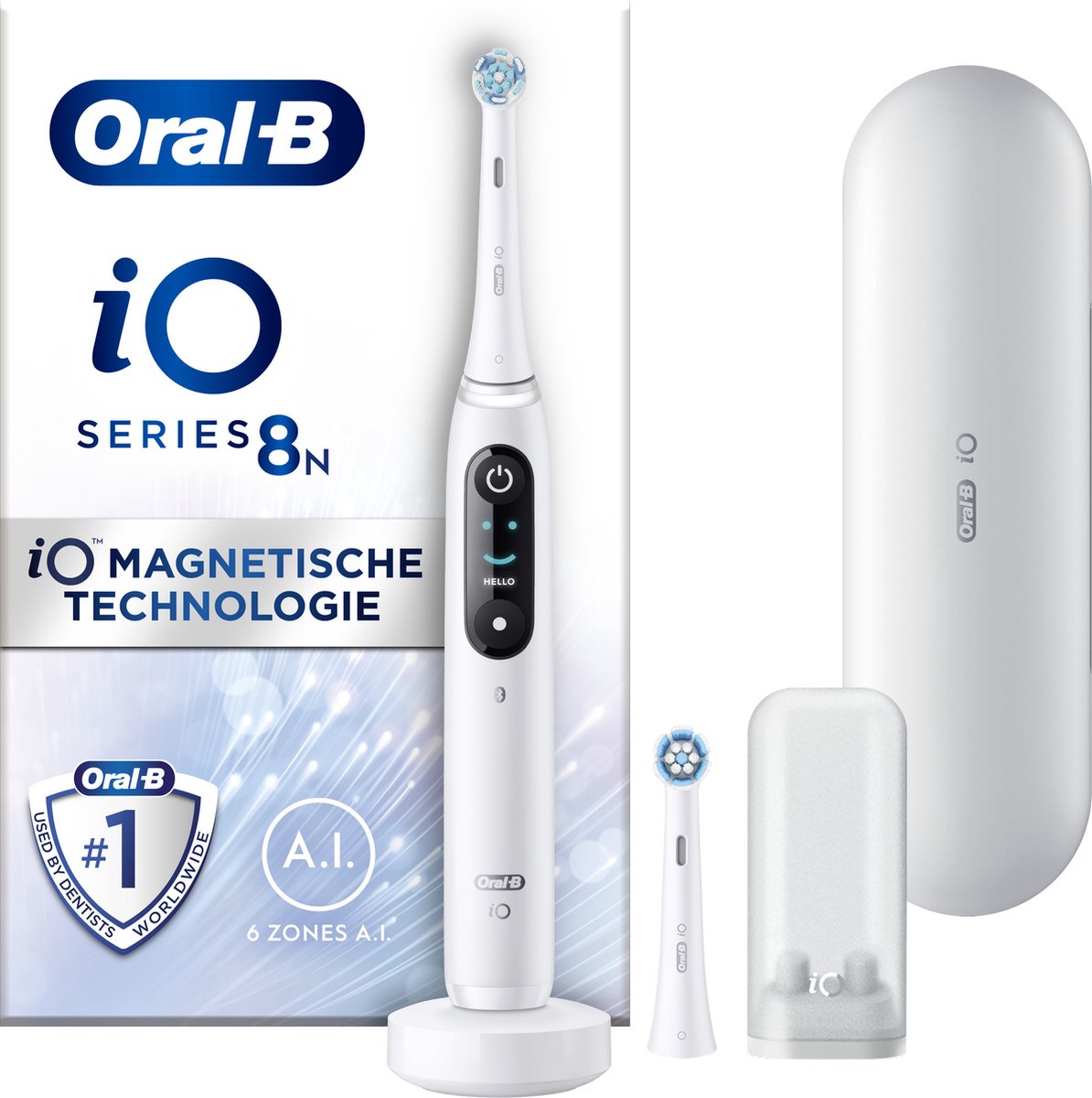 Oral-B iO 8N - Elektrische Tandenborstel - Wit - Oral B