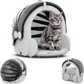 Lunexa Katten Droger – 360 Graden Dierendroger met Smart Touchpanel – Kattenfohn met 8 Ventilatoren – Cat Dryer Blower – Opvouwbare Droogbox - Stille Dierenfohn - Haardroger - Dierenverzorging