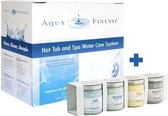 AquaFinesse Spa en Hottub Box incl. badzout - Whirlpools - Waterbehandeling - Verwijdert vuil en geur uit het water - Eenvoudig in gebruik - Voor schoner en frisser water - Milieuvriendelijk