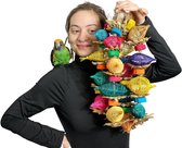 Home en Dier papegaai speelgoed Closter 50 cm Rotan ballen met Java hout