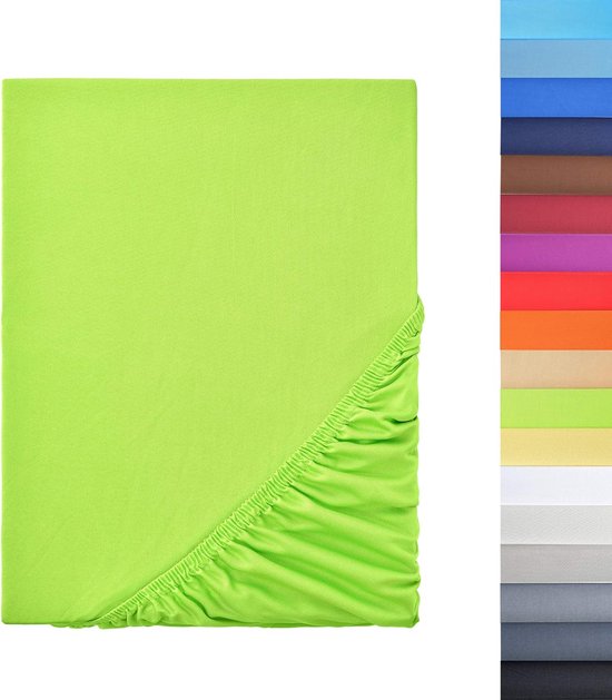 hoeslaken, 100% katoen, Cotton Soft and Cozy Fitted Sheet_ 160x200 cm