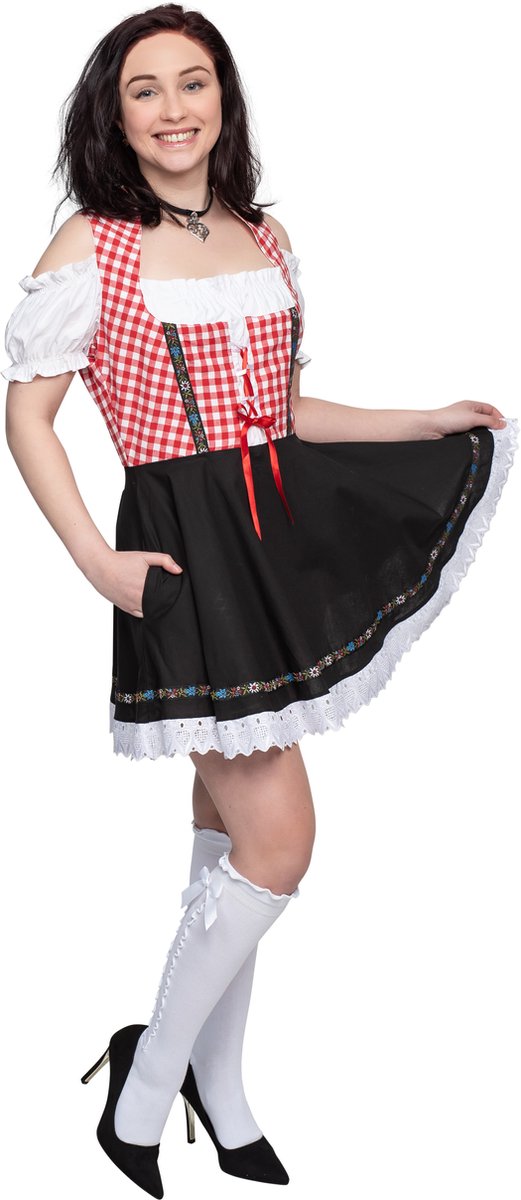 Dirndl-jurk voor dames, Oktoberfest, klederdrachtmode met