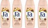 Fa Douchegel - Cream & Oil - Cacaobutter & Coco Oil - 4 x 250 ml