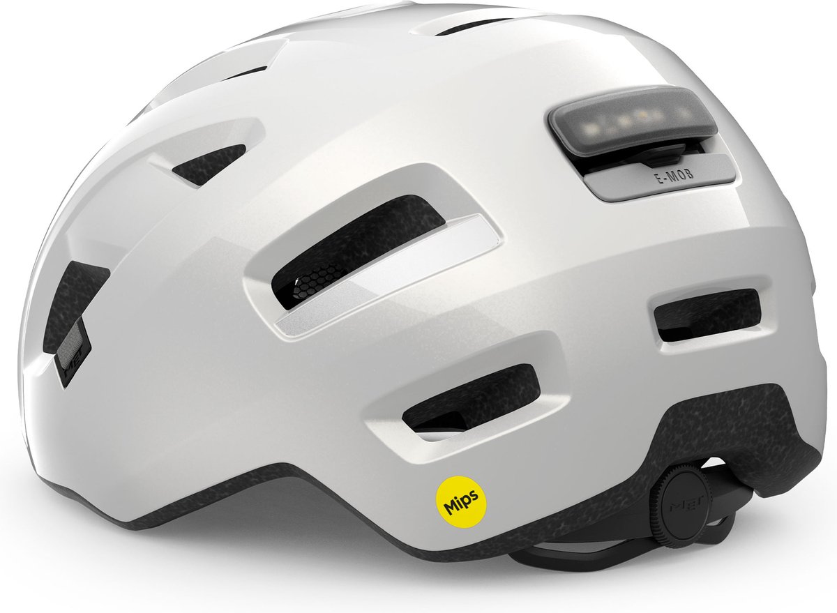 MET E-Mob MIPS - Lichte e-fietshelm met MIPS en USB-LED thumbnail 2