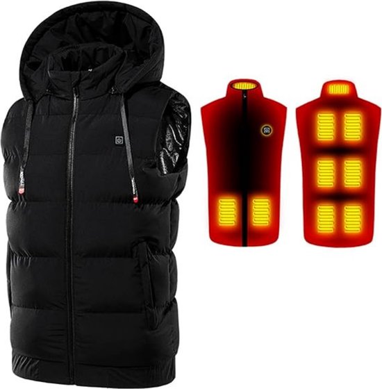 Verwarmde Bodywarmer - Heated Vest - Elektrische Bodywarmer - Met...