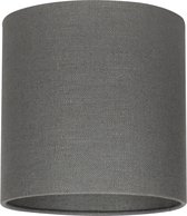 Milano lampenkap stof - grijs transparant Ø 30 cm - 20 cm hoog