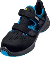Chaussure de sécurité Uvex Sandale 6848 Noir/Blau Pu- 44 (Weite 12)