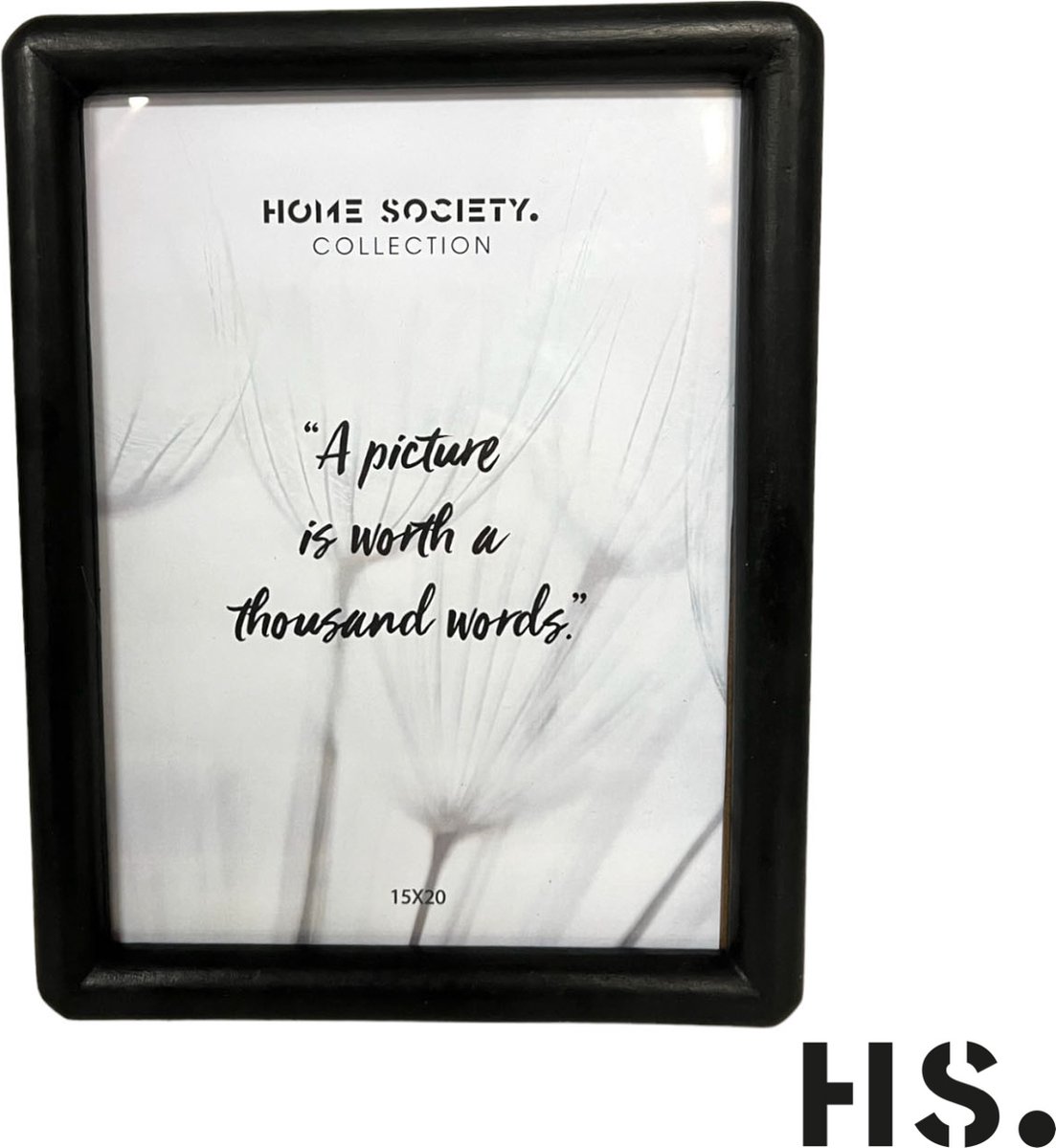 Home Society - Fotolijst - Amelie - 15x20cm - Hout - Zwart