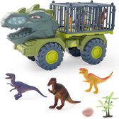 Dinosauriërs - speelgoedauto - dinosaurus speelgoed - speelgoedauto dinosaurus - dierenmodel - speelgoed truc