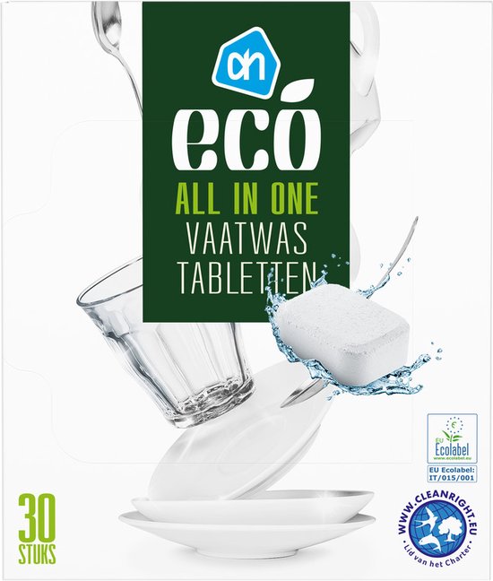 AH Eco All in one vaatwastabletten.