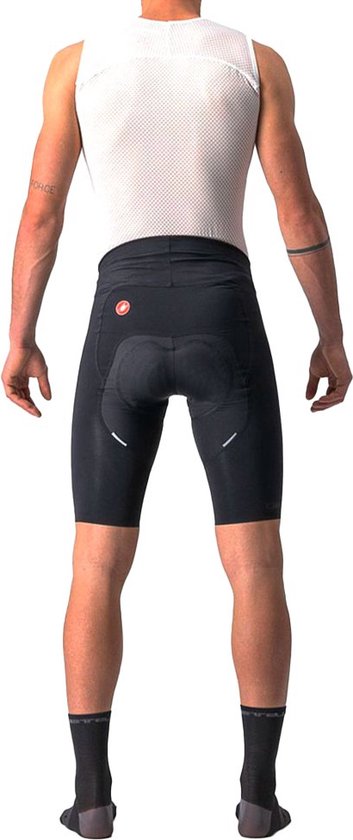 Castelli Fietsbroek zonder bretels Heren Zwart - FREE AERO RC SHORT BLACK-M