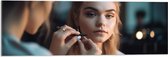 Acrylglas - Vrouwen - Makeup - Sierraden - 90x30 cm Foto op Acrylglas (Wanddecoratie op Acrylaat)
