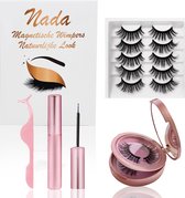 Nada Online - Magnetische Wimpers - Natuurlijke look - Magnetische Nep Wimpers met 2 Magnetic Eyeliners en Applicator - Valse Wimpers - Magnetic Lashes - Magnetische Wimpers Set - Nep Wimpers