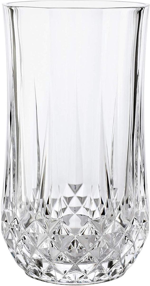 Luxe Longchamp Longdrinkglas - 12 Stuks - 300ml - Limonade Glazen - Cocktail Glazen - Water Glazen