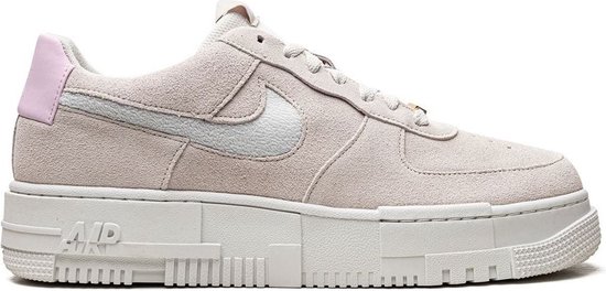 beige and pink air force 1