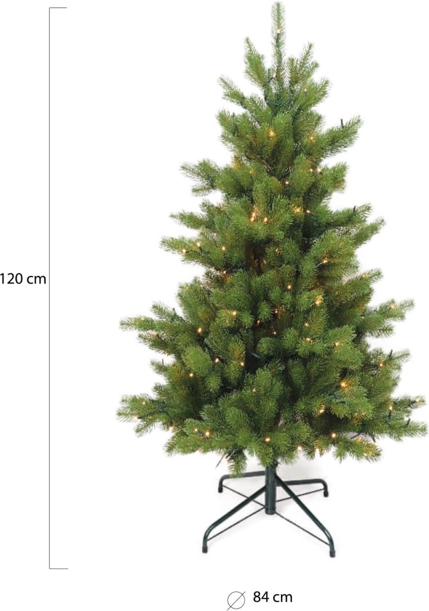 Sapin de Noël Artificiel Triumph Tree Sherwood Green 120 cm Eclairage LED
