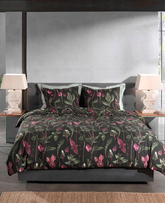 Heckettlane Florian Dekbedovertrek - 100% Katoen-Flanel - 200x220-NL-BE - Groen van Heckettlane — afbeelding 5