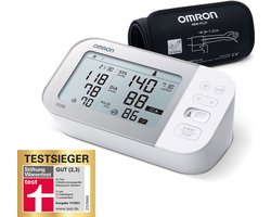 OMRON X7 Smart Bloeddrukmeter Bovenarm - Aanbevolen door Hartstichting - Blood Pressure Monitor met Hartslagmeter – Onregelmatige Hartslag - Klinisch Gevalideerd - met Mobiele App - 22 tot 42 cm Manchet - XL Display Scherm – 5 jaar Garantie