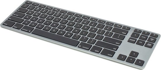 Matias Draadloos Toetsenbord US QWERTY zonder Numpad voor MacBook space grey