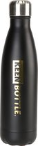 Keen Bottle Gourde 500 ml - Réutilisable et Anti-fuite - Zwart avec logo Goud - Acier inoxydable - Gourde